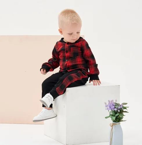 Miniatura 17 de Conjunto de ropa para bebés y niños pequeños, camisa con capucha y pantalones deportivos para otoño e invierno