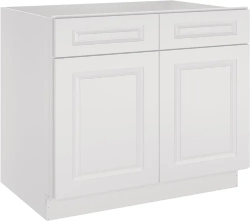Miniatura 41 de LOVMOR Armarios de base de cocina, armario de almacenamiento aparador, gabinete de entrada con 1 cajón y estante ajustable, 24 pulgadas de ancho x