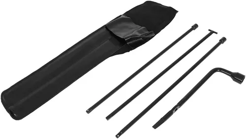 Miniatura 10 de Kit de herramientas de neumático de repuesto para Dodge para Ram 1500 2002-2010 para Ram 1500 2011-2015 con 1 llave de llanta de neumático, 3