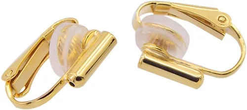 Miniatura 9 de Conversor de clip de oreja extremo del tubo vertical El otro extremo del tapón de silicona en forma de U accesorios de joyería