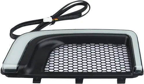 Miniatura 8 de Luces de ventilación Road Glide, intermitentes, circulación diurna, luces laterales para motocicletas 2015-2020 (negro)