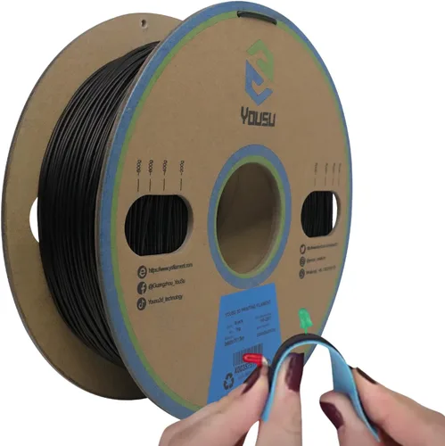 Miniatura 28 de Yousu filamento PVA de 1.75mm, filamento de soporte soluble en agua para impresora 3D, 0.5kg, PVA natural, se ablanda en temperatura de agua