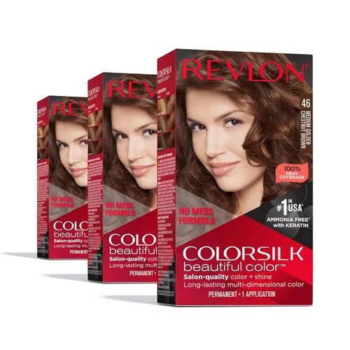 Miniatura 17 de Revlon Colorsilk - Tinte para el cabello, rubio ceniza oscuro, paquete de 3 unidades 60 rubio ceniza oscuro