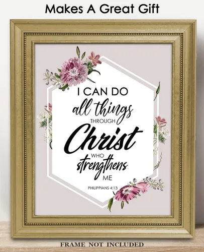 Miniatura 3 de I Can Do All Things Through Filipenses 4:13 - Versículos inspiradores de la Biblia, citas positivas de las escrituras cristianas, versículos