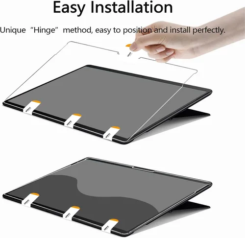 Miniatura 7 de Adeway [Paquete de 2] Protector de pantalla de papel para Microsoft Surface Go 4/3/2/1 (LCD 10.5 pulgadas) Mate/Vidrio templado/como escritura