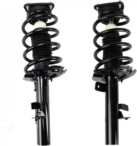 Miniatura 164 de TRQ Conjunto de Amortiguador y Resorte Delantero Cargado con Resorte Helicoidal Pre-ensamblado Compatible con Jeep Cherokee Limited AWD 14-22 Sin