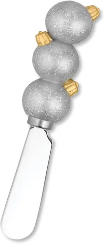 Miniatura 6 de Supreme Housewares Cuchillos esparcidores de queso y mantequilla, decoración navideña, mango de resina pintado a mano con hoja de acero inoxidable