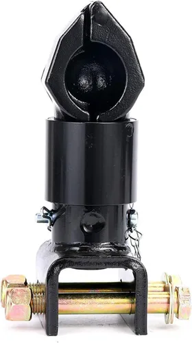 Miniatura 6 de Acoplador de remolque ajustable de 2-5/16 pulgadas con pestillo de gatillo SAE Clase IV 12500 libras para remolque RV, barco, cámper (negro)