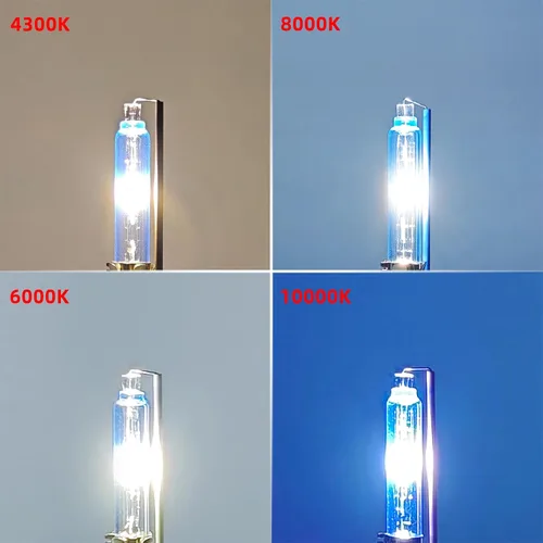 Miniatura 8 de Sinoparcel Bombilla HID de xenón D1S/D1R para faros delanteros – 8000 K 35 W haz alto y bajo 66144 66140 85140 85415, etc. Luces de repuesto