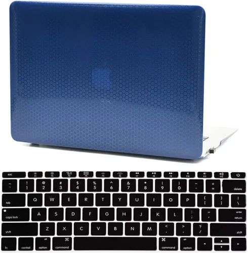 Miniatura 14 de Funda para laptop compatible con MacBook Air de 13 pulgadas, modelo de lanzamiento 2010-2017 A1466 A1369, diseño de puntos redondos elevados, funda