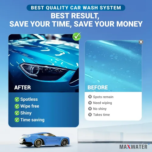 Miniatura 7 de Max Water Unidad de enjuague de auto desionizada de 2 etapas, desionizador de agua de alta calidad para sistema de agua de lavado de autos, RV