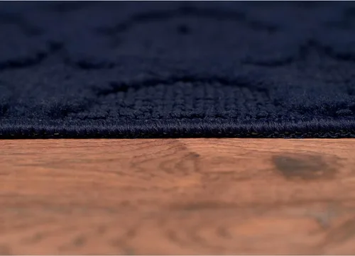 Miniatura 239 de Garland Rug Sparta - Alfombra antideslizante de polipropileno de 2 pies x 12 pies, color negro, ideal para salas de estar y pasillos, elegante