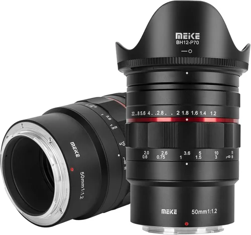 Miniatura 8 de Meike Lente de marco completo de enfoque manual de gran apertura F1.2 de 1.969 in compatible con cámaras L S1H S1 S5 S1R FP FPL S5 Mark II
