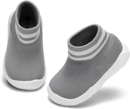 Engtoy Baby Sock Shoes Baby Walking Shoes Infant Non-Slip Breathable Slippers with Soft Rubber Sole Baby Boys Girls Slip On Sneakers