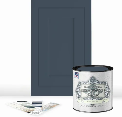 Miniatura 37 de Pintura TODO EN UNO, Abbey (gris cálido), Muestra de 8oz - Pintura duradera para gabinetes y muebles. Imprimación y capa superior incorporadas,