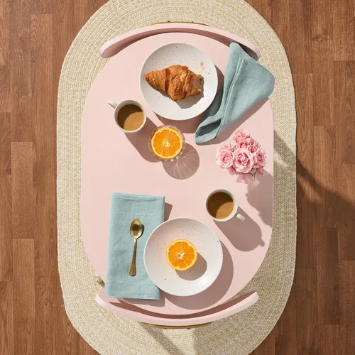 Miniatura 3 de Best Choice Products Juego de mesa de comedor ovalada de 3 piezas, moderno comedor de cocina pequeño con 2 sillas, marco de metal, respaldos curvos