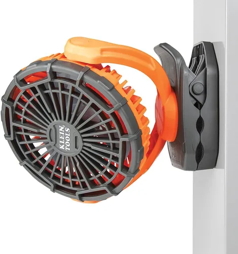 Miniatura 11 de Klein Tools PJSFM1 Ventilador recargable inalámbrico con cable de carga USB-C y múltiples opciones de montaje, perfecto para el lugar de trabajo