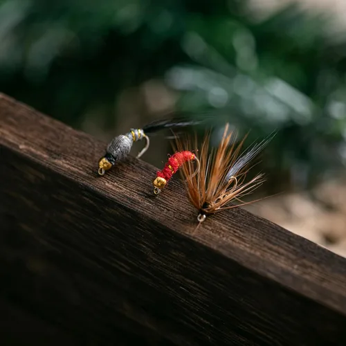 Miniatura 3 de Goture Fly Fishing Flies Kit,25pcs/30pcs/100pcs Fly Fishing Lures,Dry Flies Wet Flies Streamers Nymphs Flies, Fly Fishing Assortment Kit for Bass F