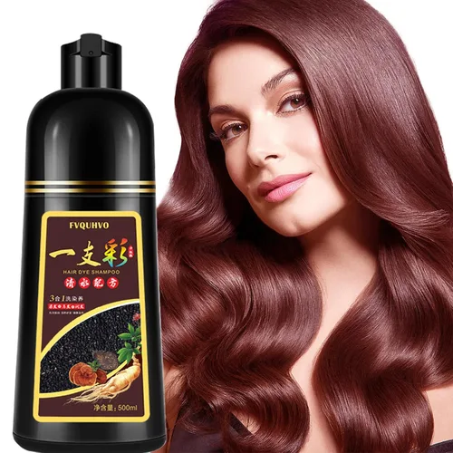 Miniatura 9 de Tinte plateado para el cabello, champú instantáneo de tinte para el cabello para hombres y mujeres, tintes de color plateado a base de hierbas 3