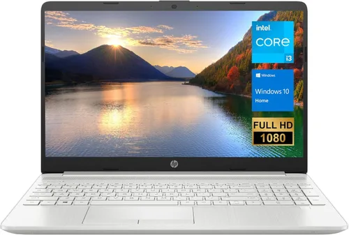 HP Laptop 2022, pantalla no táctil Full HD 1080P de 15.6 pulgadas, procesador Intel Core i3-1115G4 de 11ª generación, memoria RAM DDR4 de 12 GB, SSD