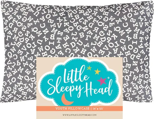 Miniatura 48 de Little Sleepy Head Funda de almohada para niños pequeños, 100% algodón y funda de almohada hipoalergénica para almohada de niños pequeños, funda