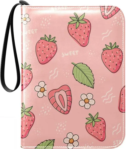 Miniatura 27 de Carpeta bohemia para tarjetas de mariposa y luna, con 400 bolsillos, 50 páginas extraíbles, 3 anillos, 4 bolsillos para tarjetas de juego, TCG