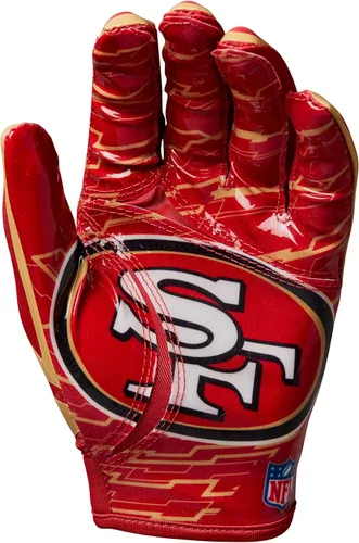 Miniatura 2 de Wilson NFL - Guantes de fútbol americano con ajuste elástico, tallas para jóvenes y adultos