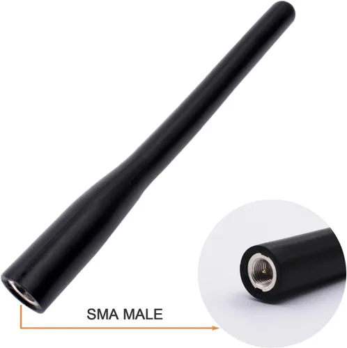 Miniatura 6 de Marine VHF - Antena de radio de mano SMA macho de goma compatible con HX270S HX280S HX290 HX300 HX370S HX400 HX460 HX500 HX850S HX851 HX870 HX890