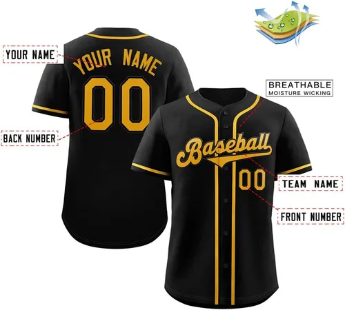 Miniatura 3 de Camisetas de béisbol personalizadas para hombres, mujeres, niños, camisetas con botones, personalizadas, número de nombre impreso o cosido