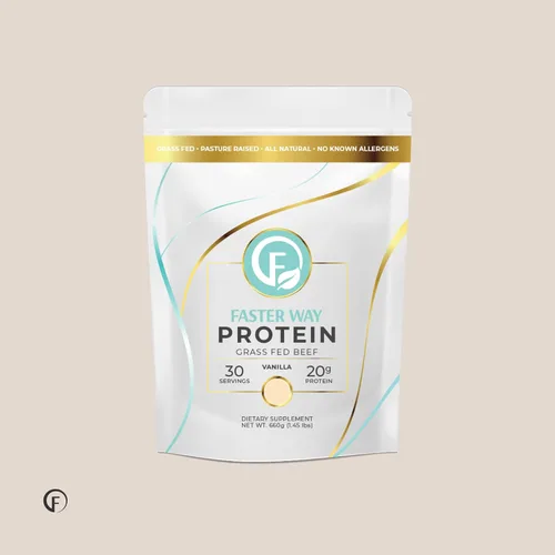 Miniatura 8 de Faster Way - Proteína en polvo - Carne de res alimentada con pasto hidrolizada - 0.71 oz de proteína por porción - Crecimiento y recuperación