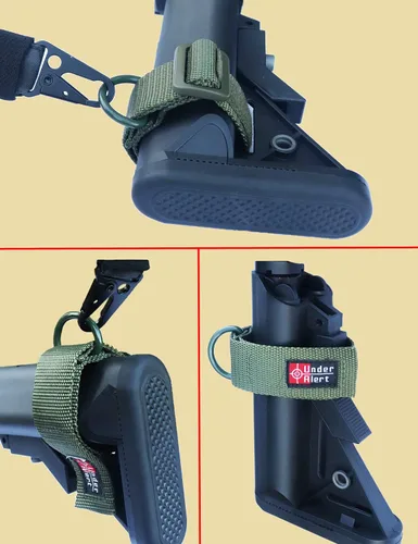 Miniatura 5 de UnderAlert Adaptador de culata con anillo en D de metal y cierre táctil, adaptador de honda reemplaza el soporte giratorio en stock, correa