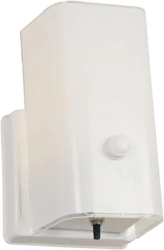 Miniatura 16 de Design House Lydia - Aplique de pared, 1 luz, vidrio esmerilado, regulable, interruptor de encendido/apagado giratorio, níquel satinado, 4.88