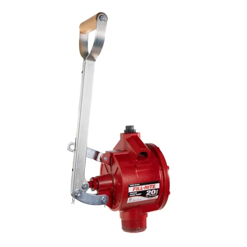 Miniatura 9 de Fill-Rite FR152 bomba de mano de pistón con manguera y boquilla, color rojo