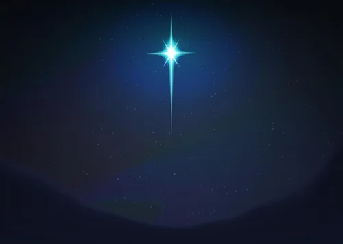 Miniatura 5 de BELECO Telón de fondo de tela de 5 x 3 pies, estrella de Navidad, cielo estrellado azul, belén, estrella de Belén, Jesús, fondo de nacimiento