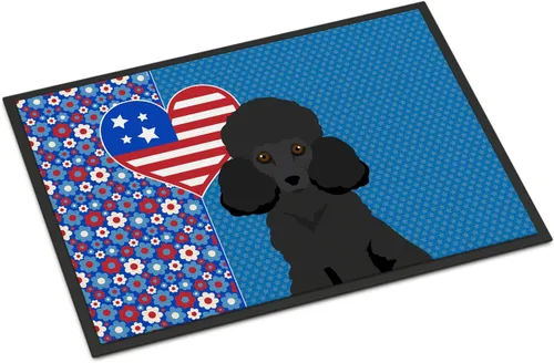 Miniatura 118 de Caroline's Treasures WDK5119JMAT Airedale Terrier USA - Tapete para interiores o exteriores, 24 x 36 pulgadas, tapete para puerta delantera