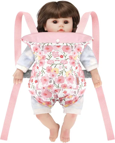 Miniatura 7 de Portabebés para Muñecas de GAGAKU para Niñas Pequeñas Portabebés para Muñecas Reborn Portador de Muñecas para Bebés Pequeñas Edades 1-3 Años