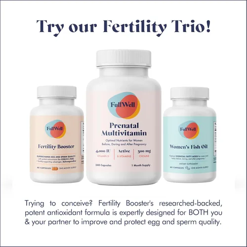 Miniatura 9 de FullWell Potenciador de fertilidad para hombres y mujeres Apoyo de concepción para una calidad saludable de óvulos, motilidad y fuerza