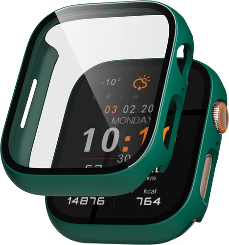 Miniatura 23 de Juego de 2 fundas de PC duro para Apple Watch SE 3 (2025) / SE2 / SE / Series 6/5/4, protector de pantalla de 40 mm, con protector de pantalla