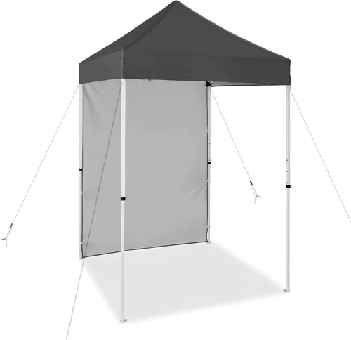 Miniatura 28 de EAGLE PEAK Toldo instantáneo de 5 x 5 con paneles de pared de 4 lados, pequeña tienda de campaña portátil desplegable con bolsa de transporte