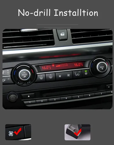 Miniatura 4 de Moonlinks Reemplazo de botón de ciclo interno F30, tapa protectora de botón de recirculación de aire compatible con BMW Serie 1 F20/F21, 2 Series