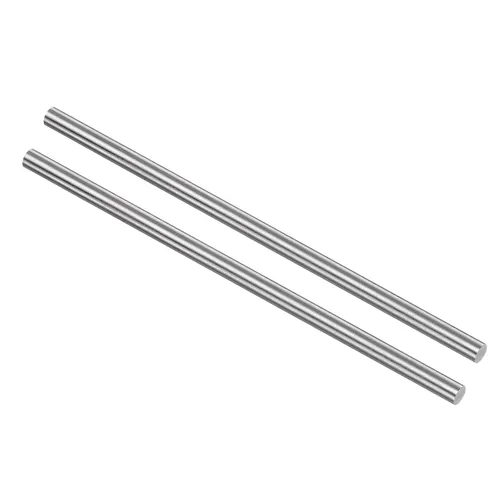 Miniatura 11 de uxcell 2 piezas varillas redondas de acero, 10 mm x 60 mm de acero de alta velocidad (HSS) Barra de torno herramienta, para eje, engranaje, taladro