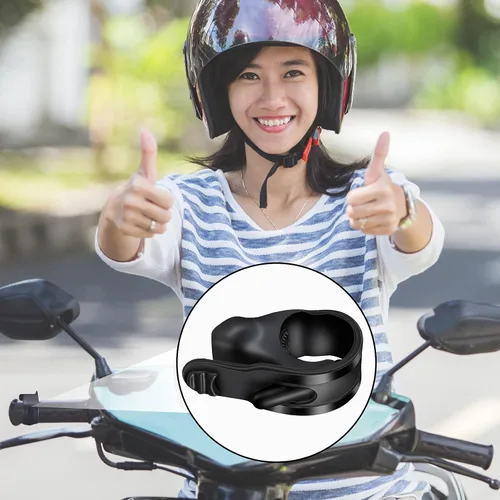 Miniatura 5 de 4 Piezas Soporte de Acelerador de Motocicleta ABS Control de Asistencia de Crucero Agarre Manillar Negro Acelerador de Manillar de Motocicleta