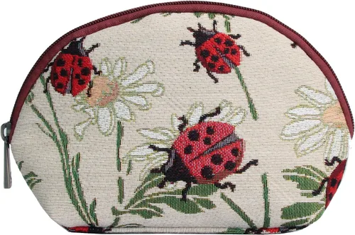 Miniatura 6 de Signare Bolsa de cosméticos para tapiz, bolsa de maquillaje para mujer con diseño floral