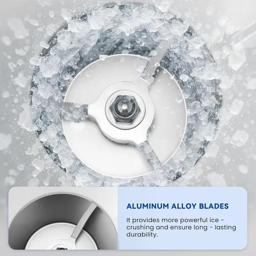 Miniatura 3 de NEWTRY Máquina trituradora de cubitos de hielo comercial de 8.45QT Máquina de afeitar de hielo eléctrica con hoja de aleación de aluminio Máquina
