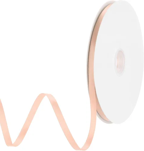 Miniatura 142 de MECCANIXITY Cinta de satén de 3/8 pulgadas de 50 yardas, de grogrén, de seda sólida, fina para ramo de boda, para regalo del día de San Valentín