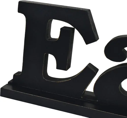 Miniatura 7 de Letrero de madera para mesa de comer, letrero decorativo de madera independiente para decoración de gabinete de cocina EAT