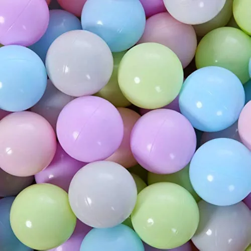 Miniatura 13 de Pelotas de plástico sin ftalatos y BPA de 2.75 pulgadas, a prueba de aplastamiento, juguete divertido con bolsa de almacenamiento para decoración
