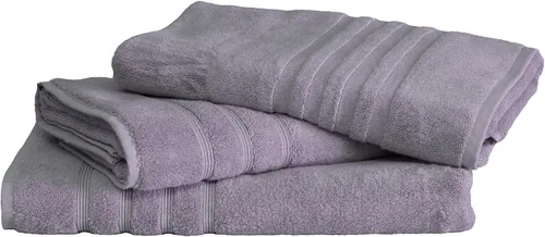 Miniatura 71 de Mosobam Juego de 4 toallas turcas de lujo de 35 x 70 pulgadas, color gris claro (gris), viscosa de bambú de 24.69 oz/m² y algodón peinado turco