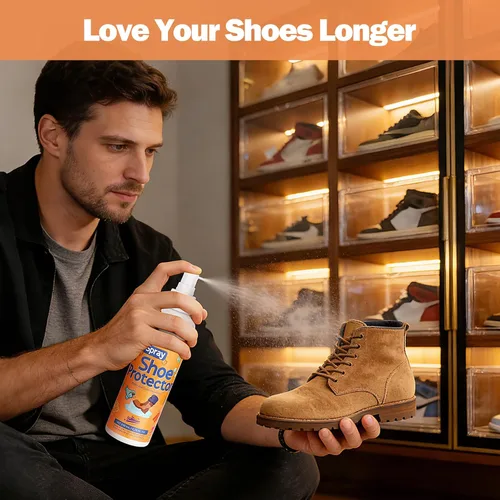 Miniatura 8 de Shoe Protector Spray - 6.76oz Professional Waterproof Stain Guard Advanced Nano Protection for Suede,Leather,Fabric