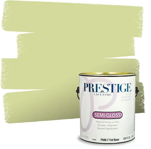 Miniatura 220 de PRESTIGE Pinturas Pintura interior e imprimación en uno, 1 galón, cáscara de huevo, aventura